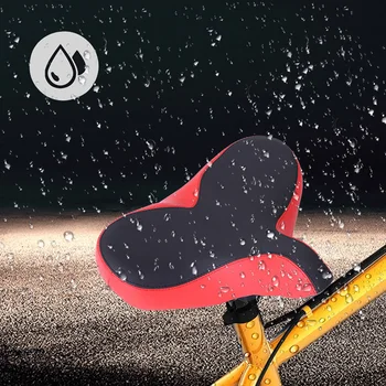 

Comfortable Biccyle Seat With Light Cushion Thickened Bicycle Seat Big Pad Sprung Touring Shock Absorber Saddle Cycling Parts