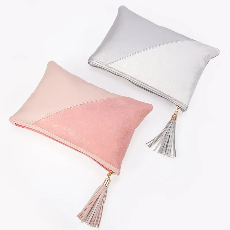 

Makeup Pouch Zipper Pouch Pu Make Up Bags Cosmetic Case Zipper Mama Professional Girl Fashion Travel Cosmetic Bags Pink