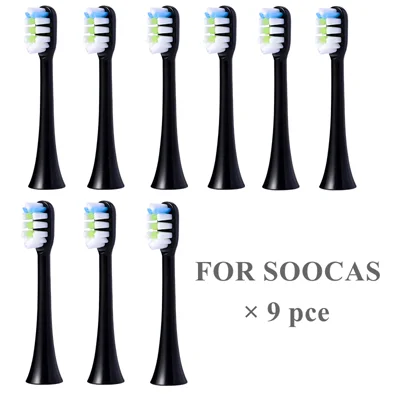 I 9 шт. сменные насадки для зубной щетки для Xiaomi Soocas X3/X1/X5 для Xiaomi Mijia/SOOCARE X3 насадки для электрической зубной щетки - Цвет: I