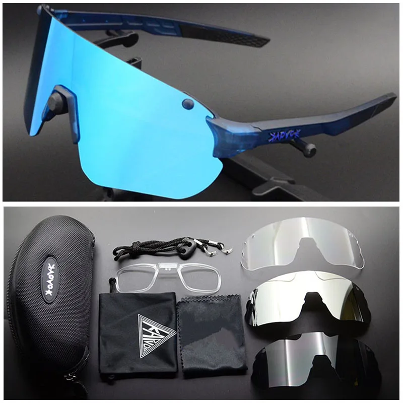 Cycling Glasses Driving Sports Sunglasses UV400  Bicycle Cycling Polarized Sunglasses for Men Retro Eyewear Mirror Goggles