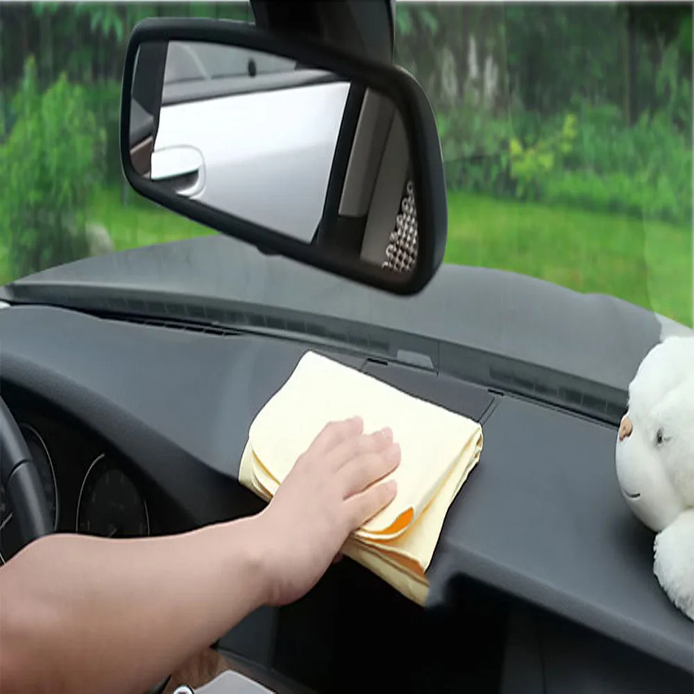 Natural Chamois Leather Car Cleaning Cloth Washing Suede Absorbent Towel New Environmental protection material and practical