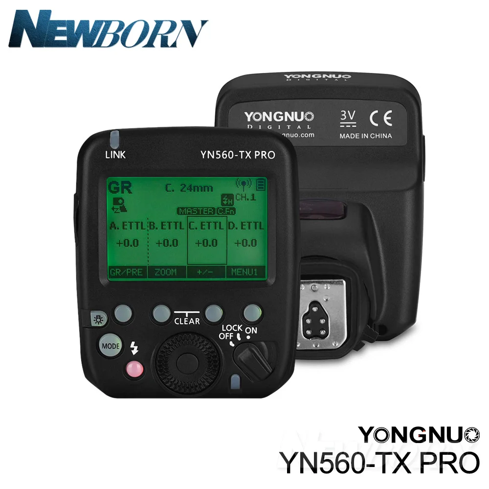 YONGNUO YN560-TX II YN560TX II YN560-TX Pro беспроводной ручной вспышка передатчик триггер для YN200 YN560 IV для камеры Canon EOS