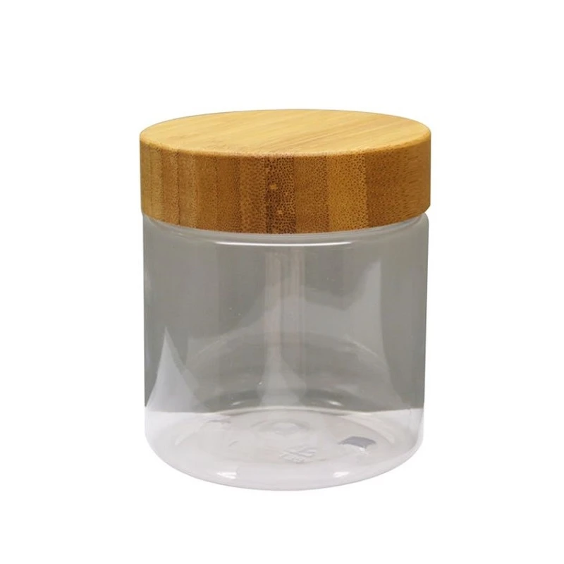 hulp briefpapier Beheer 20pcs 250g 250ml Big Clear Plastic Pet Cream Jars With Bamboo Lid Cap Bamboo  Plastic Cosmetic Jar Honey Candy Jars - Refillable Bottles - AliExpress