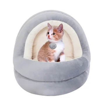 

Cat's nest four seasons general closed washable Teddy dog's nest net red pet nest cat bed pet supplies new dog house cat house