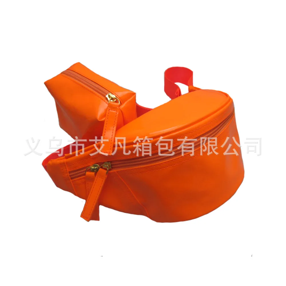 Yiwu флуоресцентный pupvc наружная Спортивная поясная сумка кошелек набор из двух частей Профессиональный настраиваемый кошелек