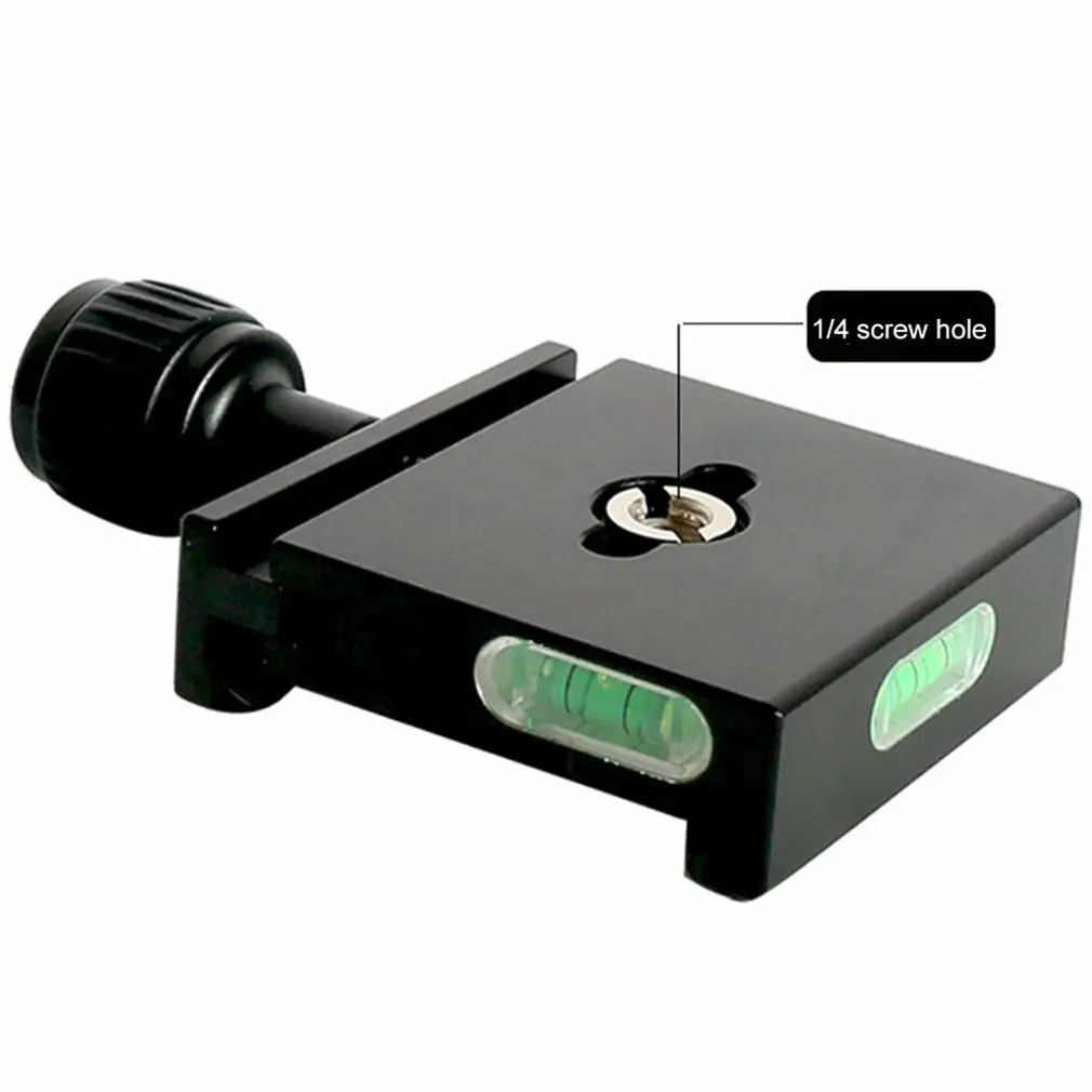 QR50 Camera Level Quick Release Clamp For DSLR Monopod Camera Tripod