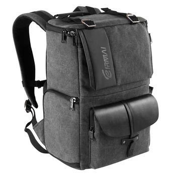 

EIRMAI SD06 Digital Camera Bag, Shockproof Casual Fashion Photography Shoulder SLR Camera Storage Bag, Computer Bag Gray