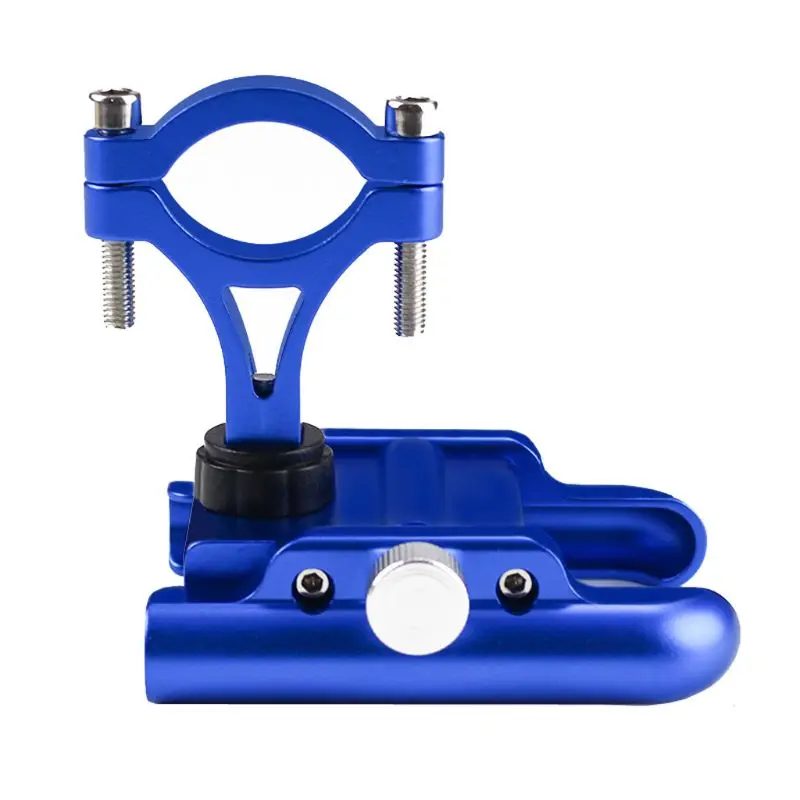Universal 360 Rotatable Aluminum Motorcycle Handlebar Bike Bicycle Cell Phone Holder Mount for Samsung Huawei 4-7inch Smart Mobi