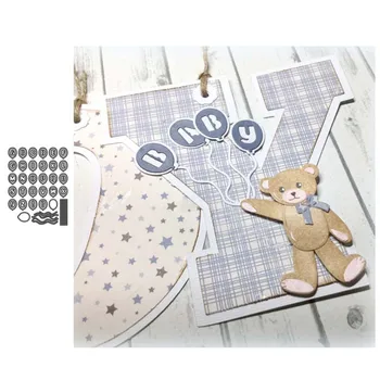 

Balloon Alphabet Metal Cutting Dies Diy Scrapbooking Embossing Card Making Album Paper Crafts