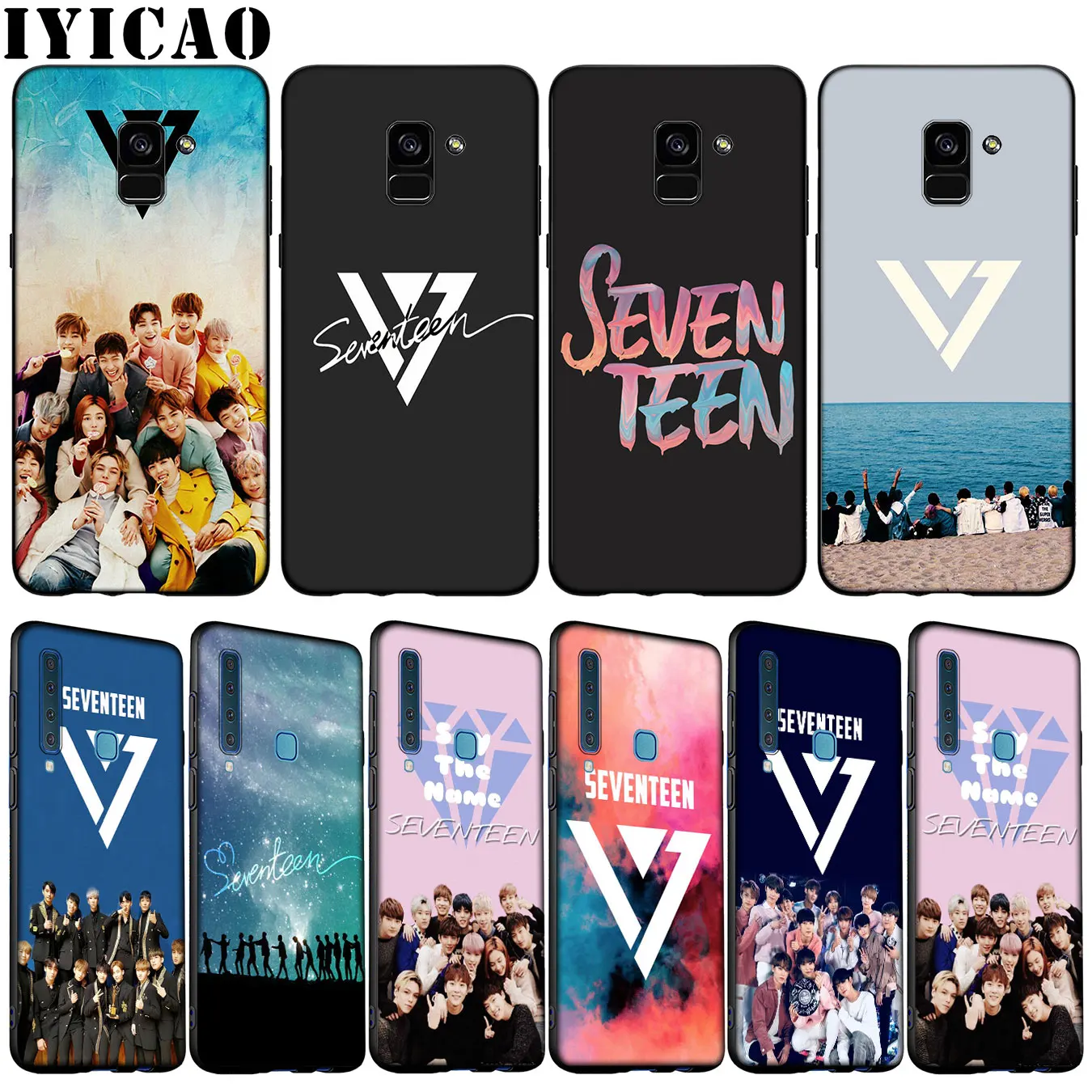 Мягкий силиконовый чехол Seventeen 17 Kpop для Samsung Galaxy A51 A71 A81 A91 A41 A21 A11 A01 A2 Core J8 J7 J4 J6 Plus Prime
