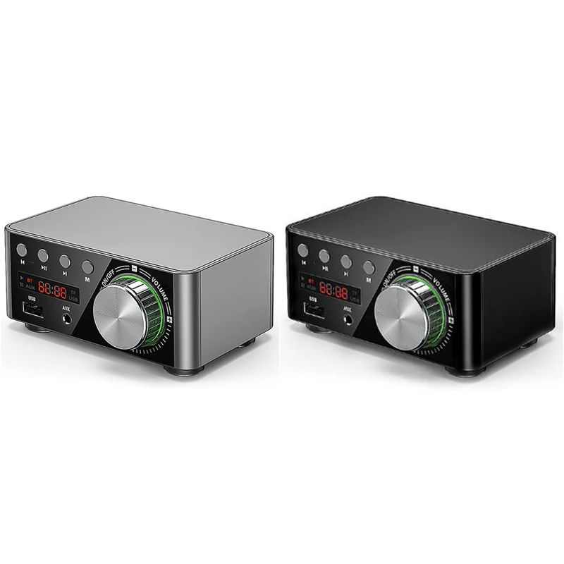 

Bluetooth Amplifier 50Wx2 Stereo Amp Digital Power Amplifier Support AUX TF MP3 Player Speaker Home o
