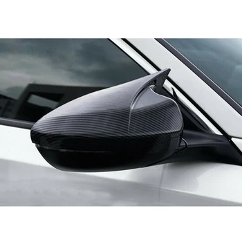 

1Pair Carbon Fiber Style Rearview Mirror Cover Trim For Honda Accord 2018-20 Carbon Fiber Style