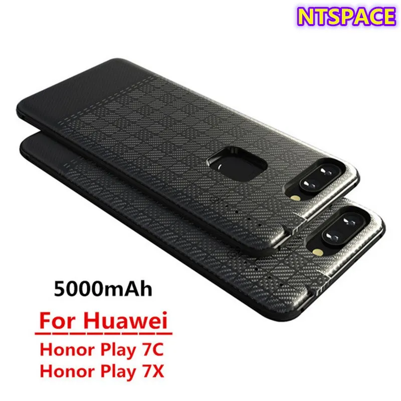 5000 мАч портативный аккумулятор зарядный чехол для Huawei Honor Play 7X Power Bank 7C