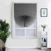 gray pleated blinds