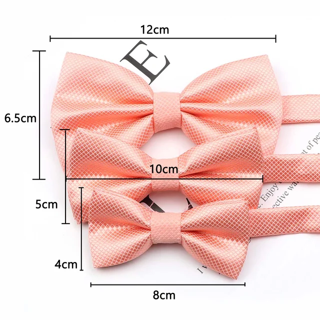 3 Sizes Parent-Child Bowtie Set Solid Color Lovely Kids Pet Family Butterfly Pink Champagne Blue Wine Red Cute bow tie Accessory 2