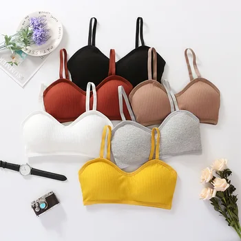 

Sports Yoga Bra Fitness Sexy Bra Adjustable Detachable Cups Beauty Back Underwear Seamless Solid Color Thread Gathered Bra