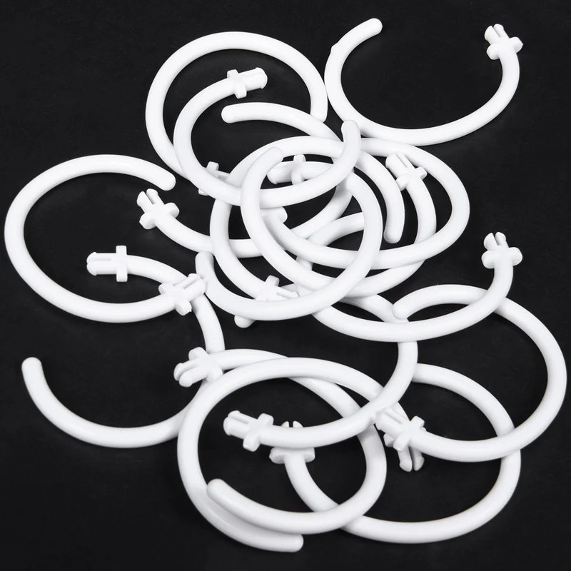 8 pcs Space Saver Wonder Magic Clothes Hanger Rack Clothing Hook Organizer Set White