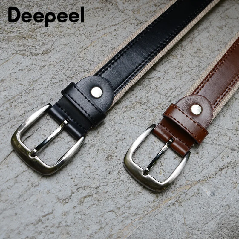 Deepeel 1 шт., 3,5*110 \ 130 \ 150 см, Harajuku, искусственная кожа, сплав, пряжка, ремень для мужчин, для отдыха, холст, джинсы, украшение, пояс, B329