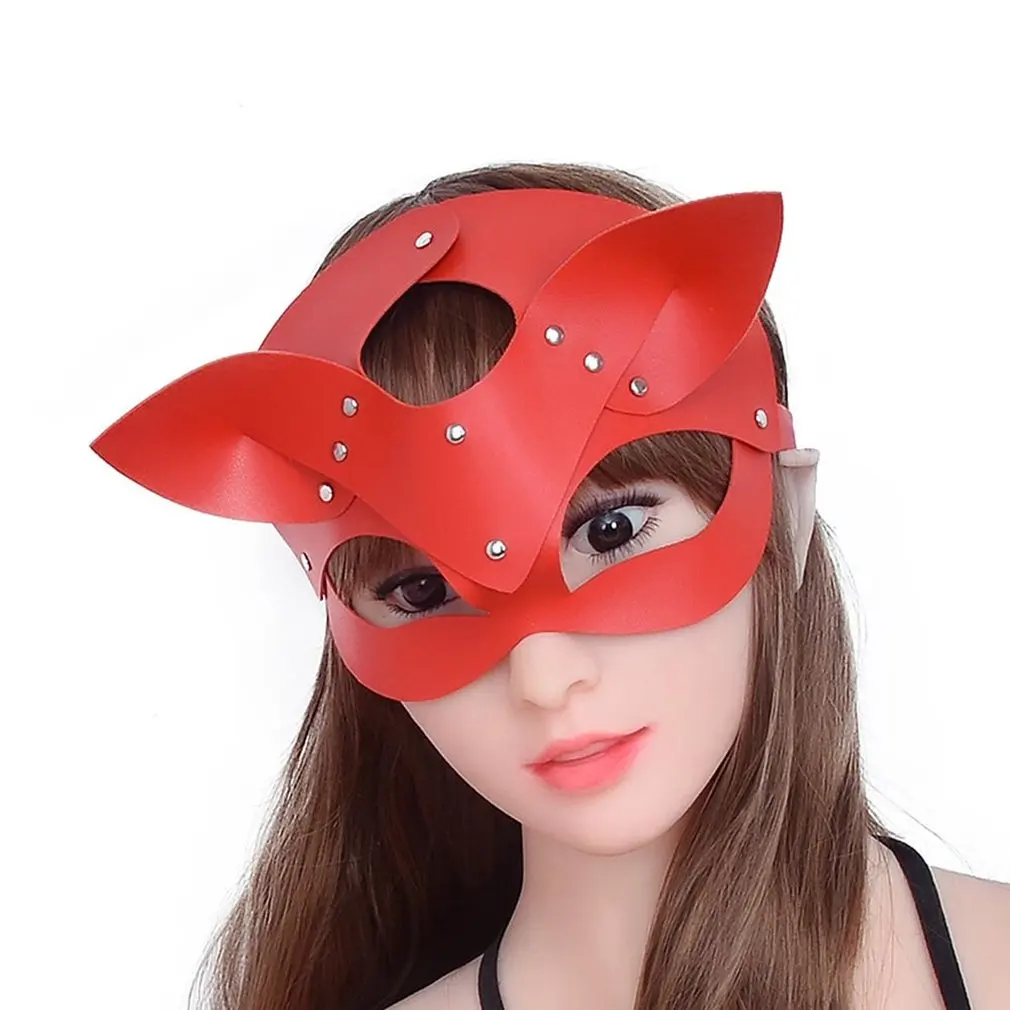 

Blindfold Eye Mask Leather Eye Mask Bondage Erotic Goggles Eye Mask Toys Adult Eyeshade Party Decoration Accessories