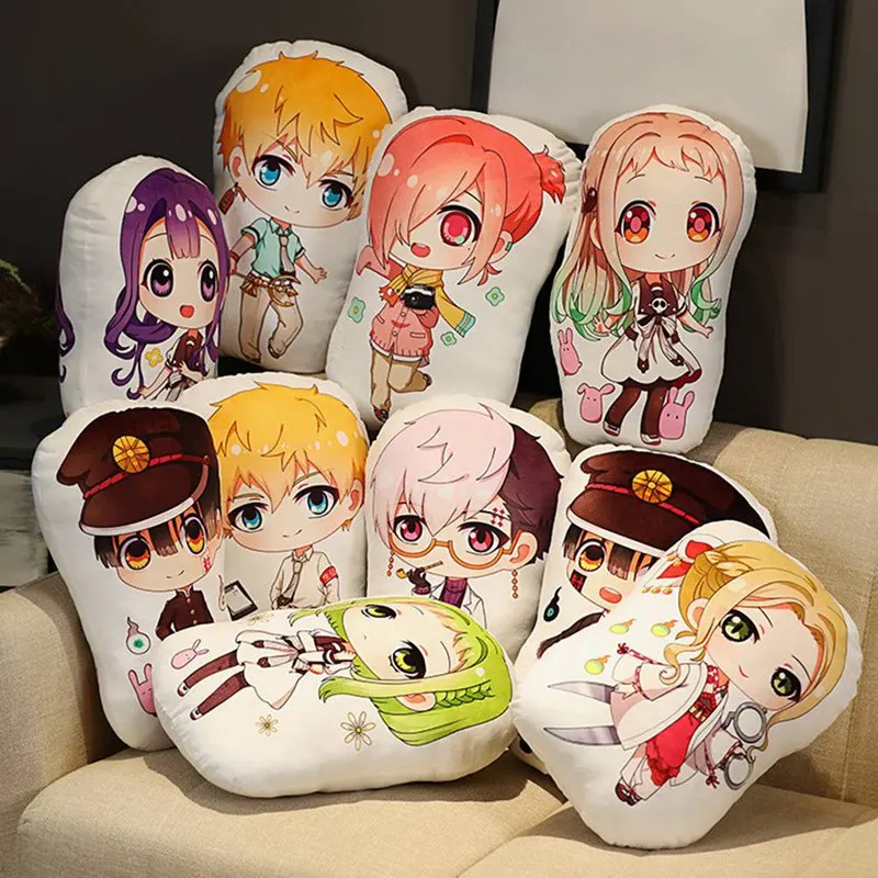 Двусторонняя аниме подушка для унитаза Hanako kun Нене Яширо плюшевые игрушки