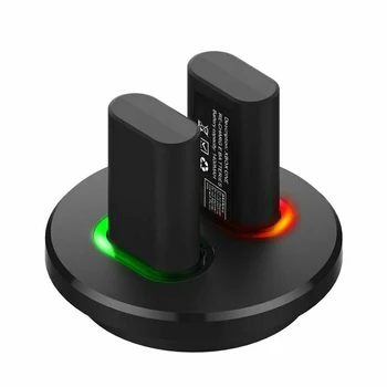 

USB Charging Dock Station Charger for XBOX ONE /Elite Wireless Controller Gamepad Charge Kit with 2pcs 600mAh Battery Packs