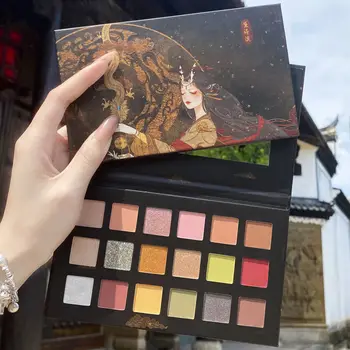 

18 Color Revolution Palette Matte Shimmer Glitter Waterproof Magnetic Pigmented Eye Shadow Make Up Eye Shadow Palette of Shadows