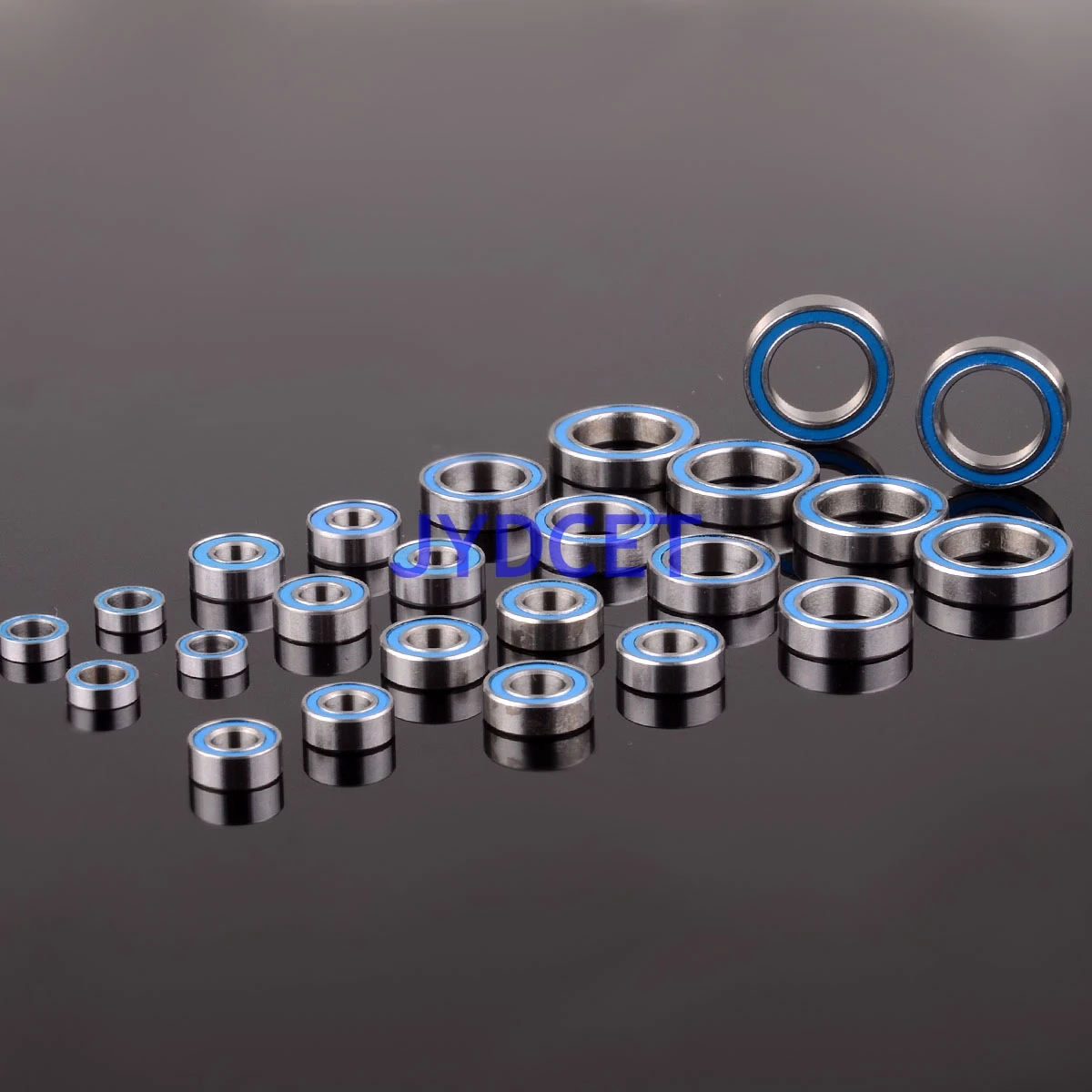 

Bearing-7 Blue Rubber Sealed Ball Bearing Set 24pcs For RC Car Team Losi TEN-SCTE 52100 Chrome Steel