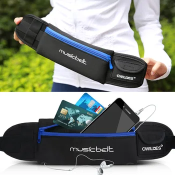 

2020 New Outdoor Fitness Sports Pockets Running and Riding Pockets Anti-theft Waterproof Mobile Phone Bag Travel Music Pockets