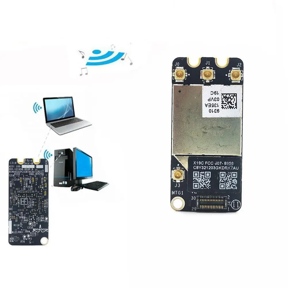 

Wireless Network Card Wifi Adapter Key 2.4G 5G Bluetooth For Win7 4.0 Win8 OS BCM94331 Win10 E5L9