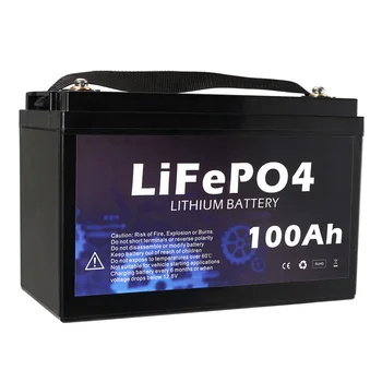 شراء100AH 12V LiFePO4 4WD RV بطارية شمسية دائرة عميقة بطارية أيون الليثيوم فوسفات