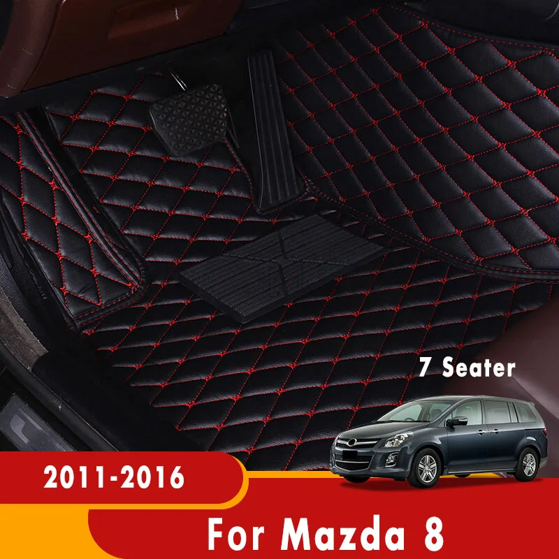 Автомобильные коврики для Mazda 8 2016 2015 2014 2013 2012 (7 сидений) на заказ аксессуары