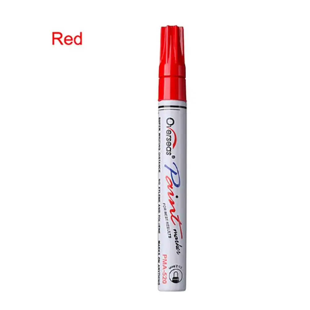 Pma-520, автомобильная краска, ручка для ремонта царапин, маркер для окрашивания шин, коррекция цвета, ручка для автомобиля, маркер, ручка для ремонта царапин - Color: Red