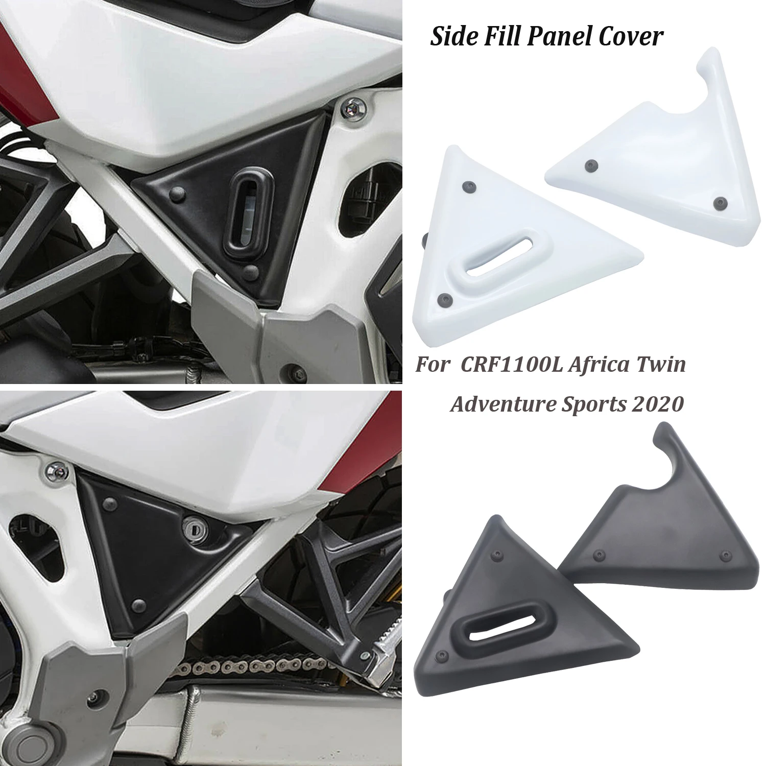 

2020 Motorcycle Accessories Fairing Protector Set NEW For Honda CRF1100L Africa Twin Adventure Sports Side Fill Panel Cover