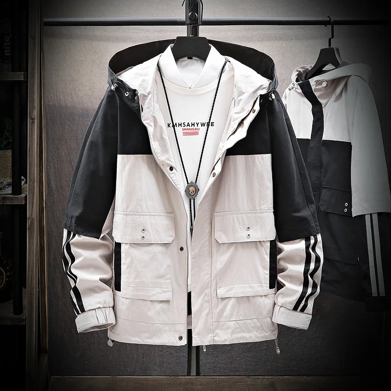 

6605 # Men Workwear Coat Spring 2019 New Style Korean-style Popular Brand Students Spring And Autumn Clothes Popular INS Jacket