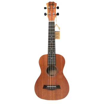 

ABZB-21 Inch Ukulele Mahogany Soprano Beginner Ukulele Guitar Dolphin Pattern Ukulele Mahogany Neck Delicate Tuning Peg 4 String