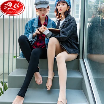 

LANGSHA Winter Warm Leggings Women Casual Thicken Velvet Warm Good Elastic Slimming Seamless Leggings Solid Women's Warm Pants