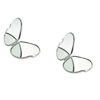 

Makeup Mirror Portable Folded Compact Mirrors Gold Silver Pocket Mirror Making Up For Personalized Gift