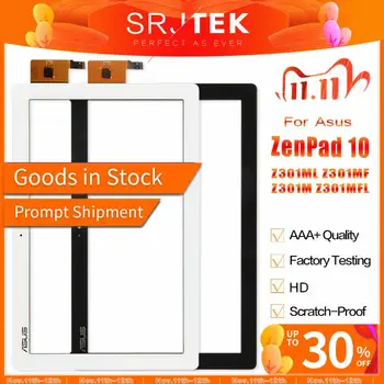 

SRJTEK For ASUS ZenPad 10 Z301M Z301ML Z301MF Z301MLF P028 Touch Screen Digitizer Glass Panel Sensor Replacement For Asus Z301