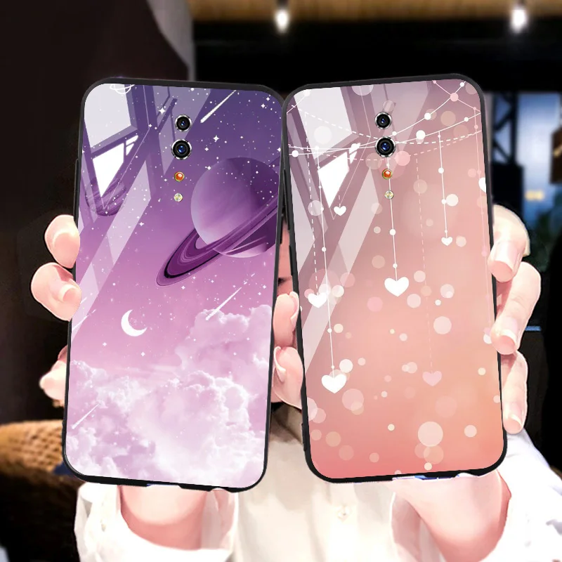 Чехол для телефона OPPO Reno 3 Pro Ace Z 2Z 2 10X чехол из закаленного стекла Oppo Realme X50 XT X2 X Lite 6