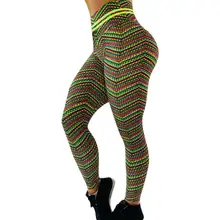 Уличные с высокой талией бедра эластичные лосины Брюки женские с принтом под брюки бег фитнес Йога брюки уличная одежда брюки