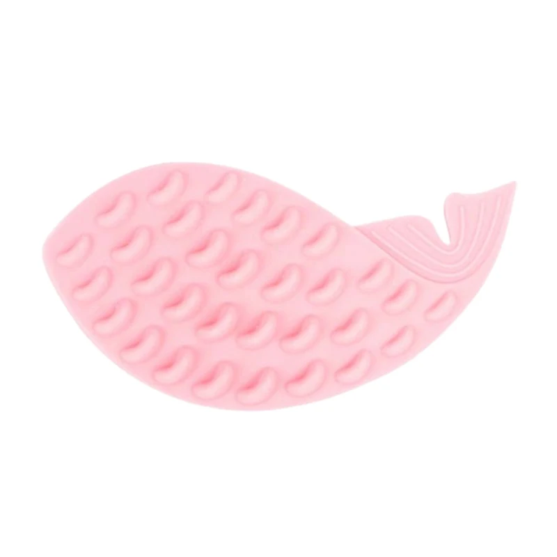 Pink Кошка самостоятельно грумер стены мягкая щетка для ухода массажные расчески для кошек всасывающие массажные чашки игрушка для котенок щенок - Цвет: Pink