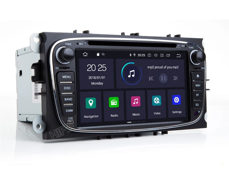 Clearance DSP IPS Android 9.0 2 din CAR DVD For FORD focus Mondeo S-MAX C-MAX Galaxy kuga multimedia player GPS radio stereo auto audi 15