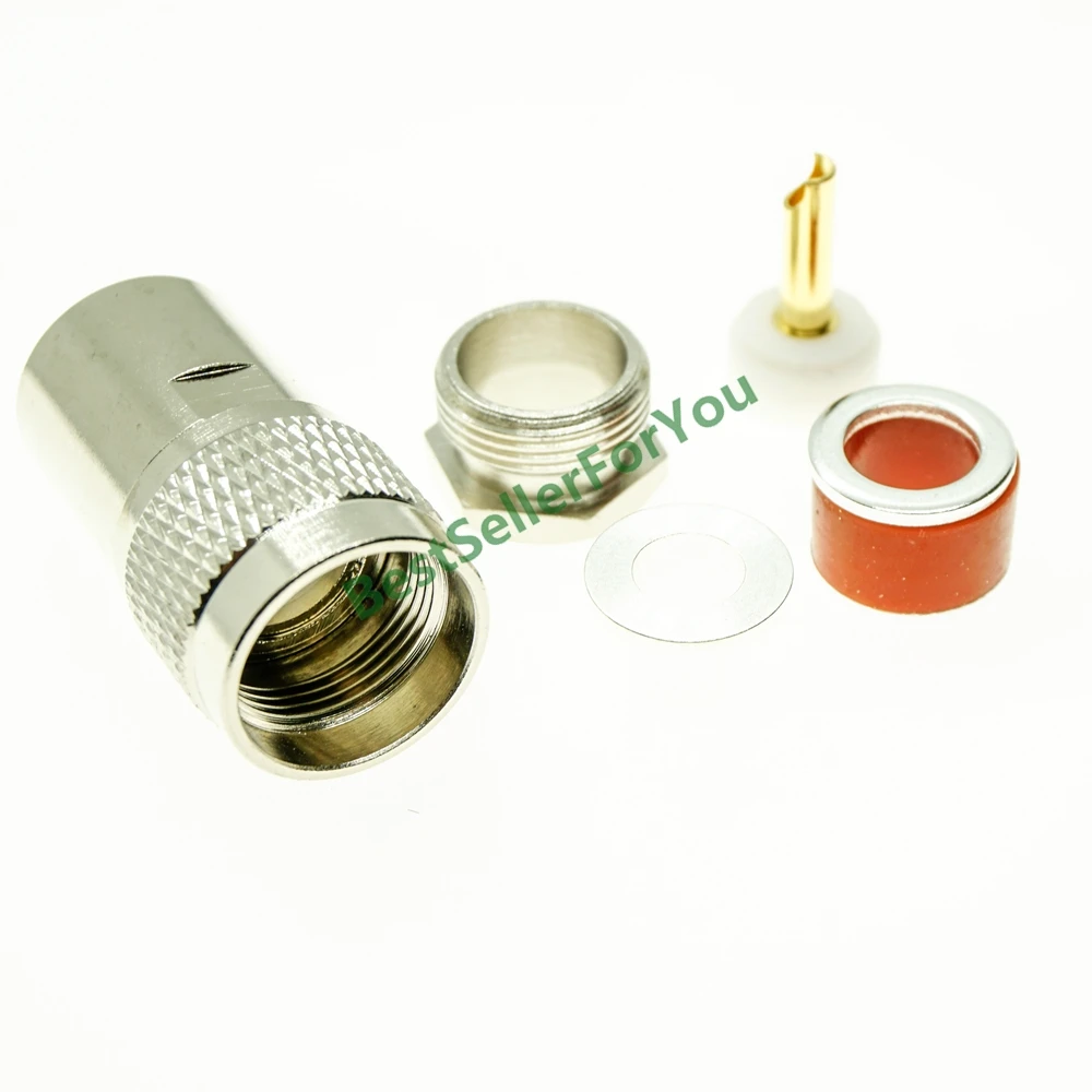 UHF PL-259 PL259 Male PL259 Plug Clamp For RG8 LMR400 RG165 RG213 Cable RF Connector
