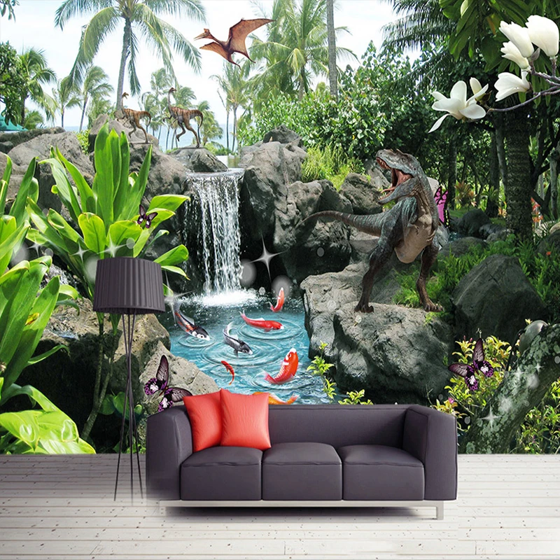 Custom-Photo-Wall-Paper-3D-Park-Landscape-Dinosaur-Background-Wall-Decor-Painting-Living-Room-Sofa-TV (3)