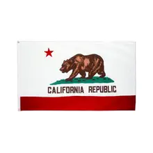 Xiangying 90*150 см США штат медведь Калифорнийский флаг для украшения