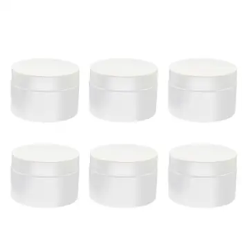 

6PCS Cream Sub-Bottle 15G Portable Mini Dull Polish Solid Cosmetic Sample Bottle Travel Box for Outdoors Plane Trip