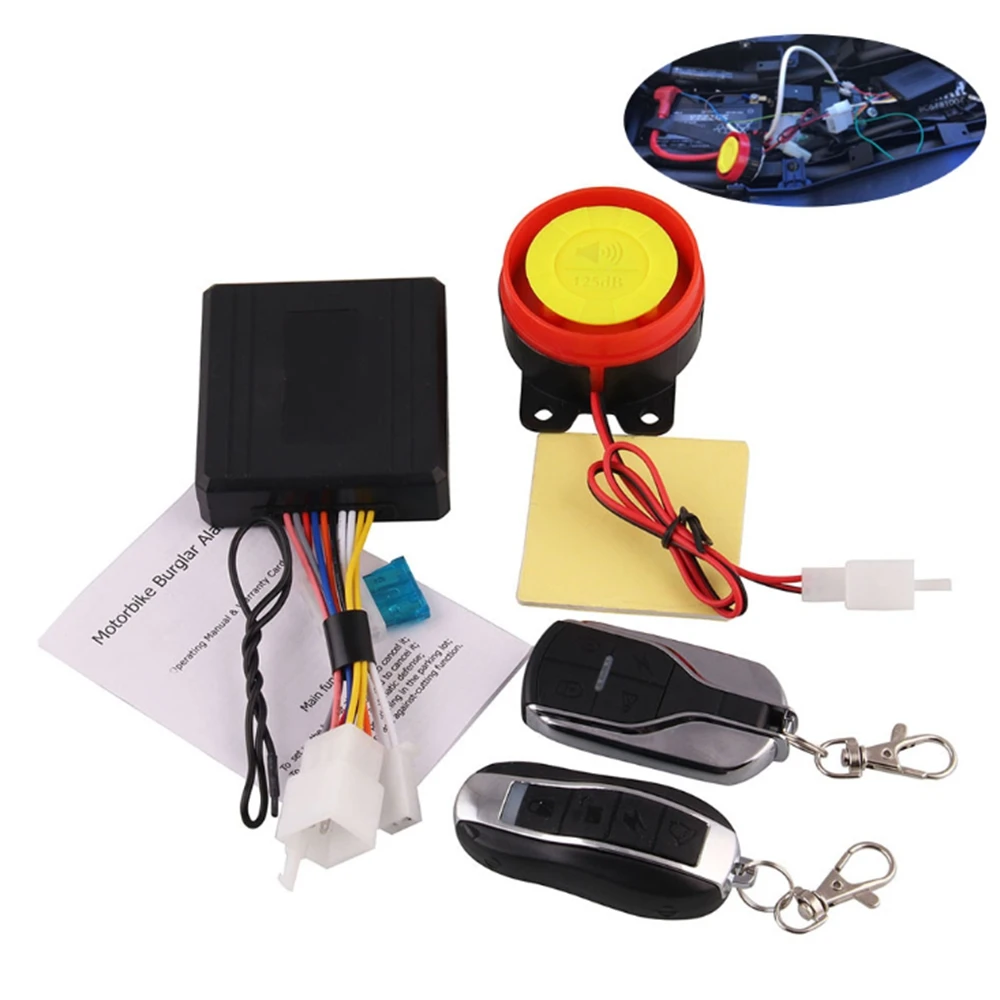 

Universal Remote Control Alarm Motorcycle Security System Motorcycle Theft Protection Bike Moto Scooter Motor Alarm System