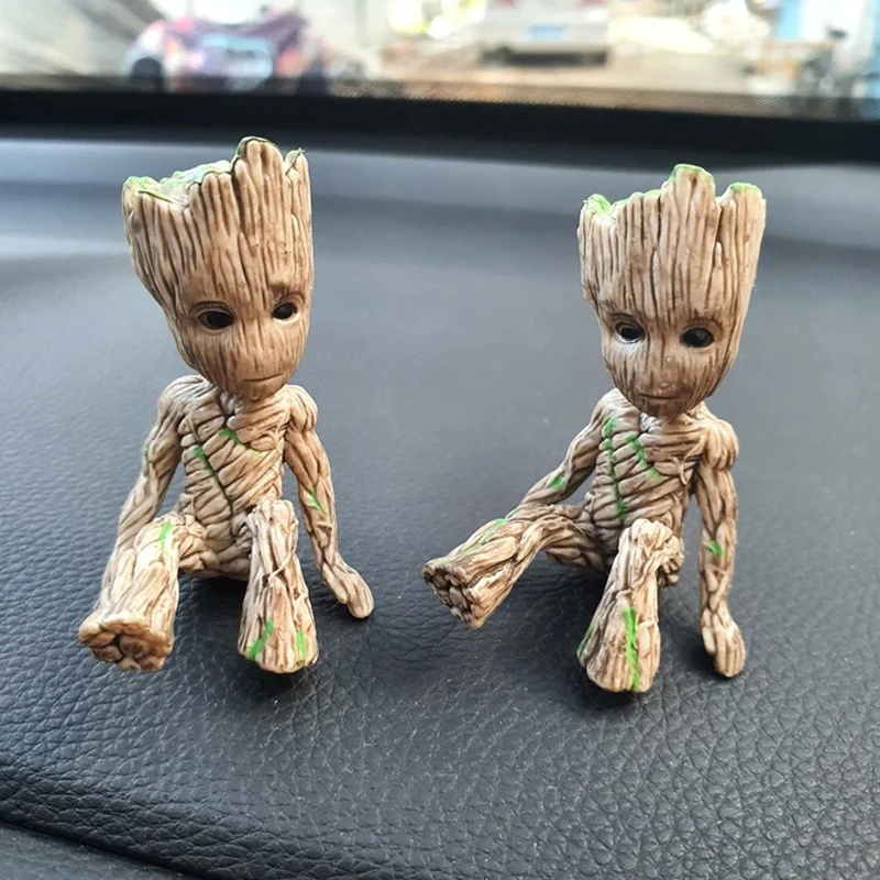 KIT D'AMENAGEMENT INTERIEUR,groot A--Figurine Groot De Personnalit?�, Mod?�le Assis, D?�coration 