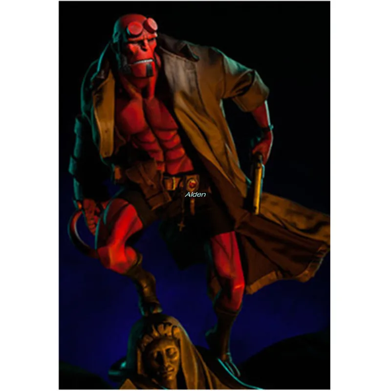2" SS 300252 статуя сатана сын бюст Hellboy полноразмерный портрет PF серии Смола действие Коллекционная модель игрушечная коробка 58 см Z2253