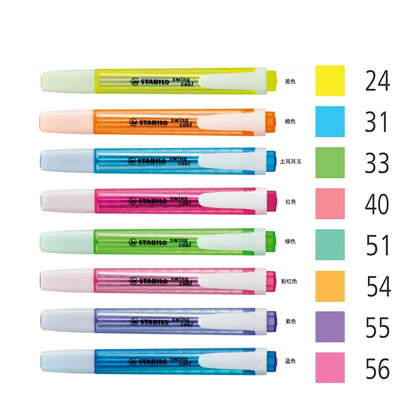 Stabilo Swing Cool Highlighter Pen Permanent Subrayadores Color